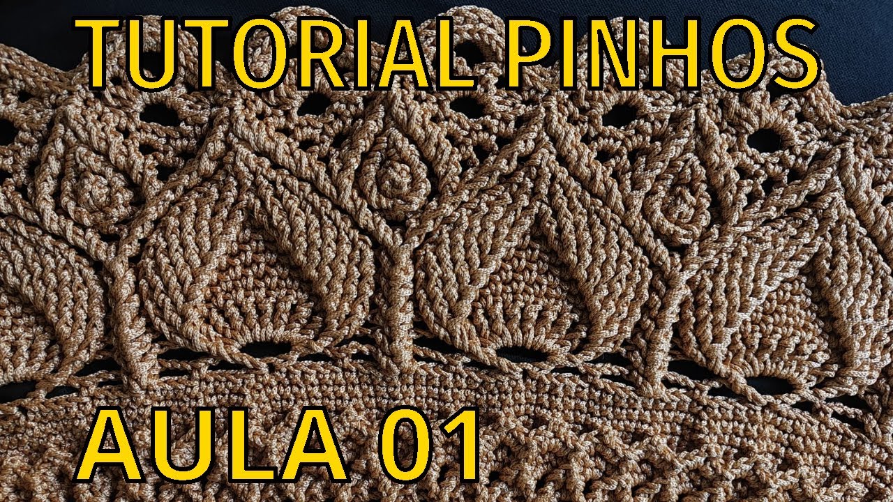 Como fazer os pinhos no tapete russo - Aula 01