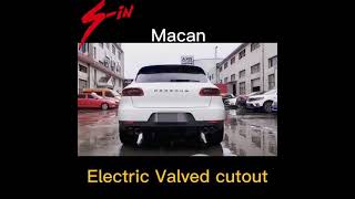 Porsche Macan Is Installed Sin Valvetronic Exhaust System