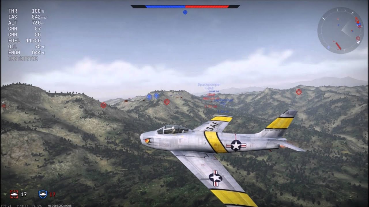 War Thunder: F86-F2 Sabre |RB| Unusual Gameplay. Hacks Or Glitch? - YouTube