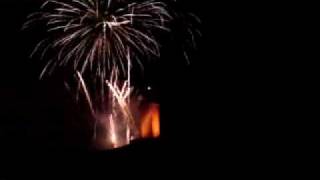 FUEGOS ARTIFICIALES EN TORRE DE HERCULES  CORUÑA  POLORIA