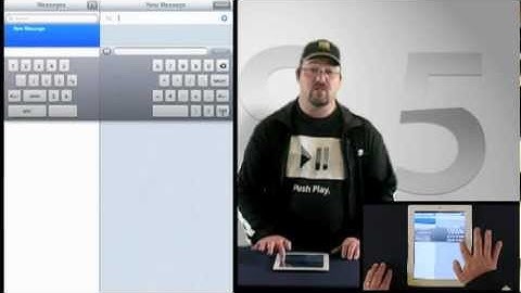 iPad Keyboard Split and Undocking in iOS 5