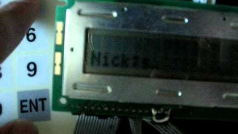 Librería: Teclado Matricial 4x3