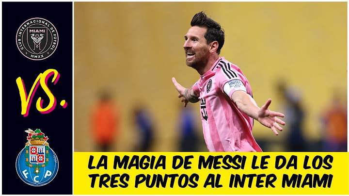 INTER MIAMI derrotó 2-1 al PORTO en el Mundial de Clubes con un GOLAZO DE LIONEL MESSI | Exclusivos
