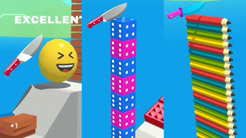 Slice it all! Relaxing Android ios gameplay. All levels #sliceitalllevels #gaming
