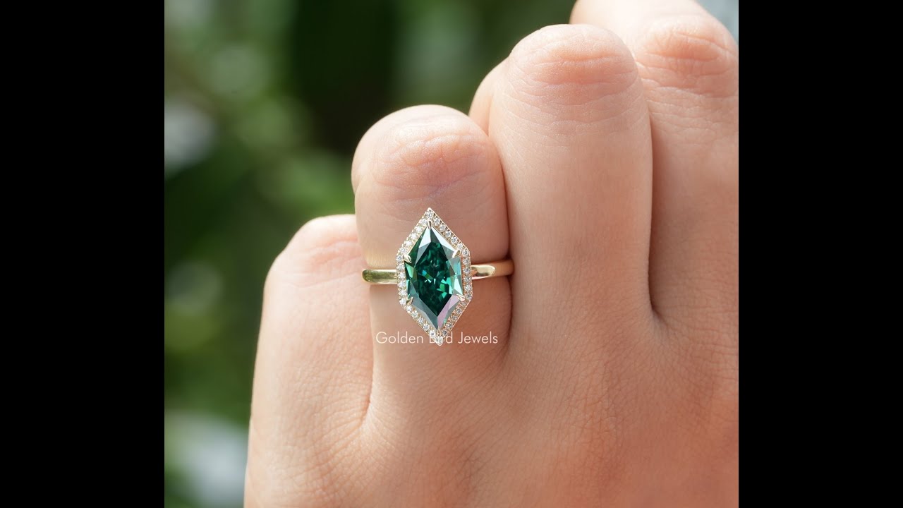 Moissanite Dutch Marquise Cut Fancy Proposal Ring 