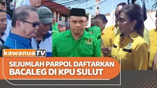 Sejumlah Partai Politik Daftarkan Bacaleg di KPU Sulut