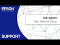 WorkForce Pro WF-C4810 | Mac Network Setup