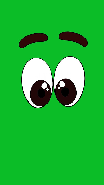 eye green screen #animation #cartoonbackground #freebackground #greenscreen #birds #drawing