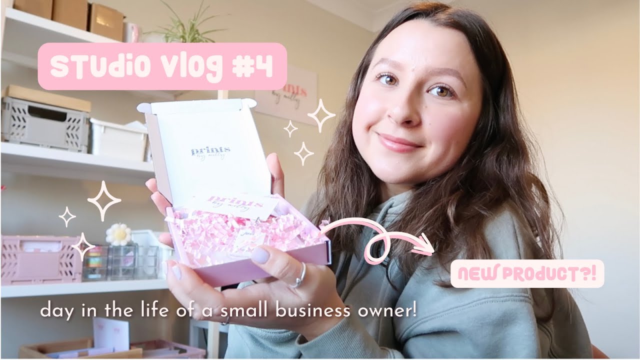 STUDIO VLOG #4 day in the life of a small business owner & I NEED YOUR ...