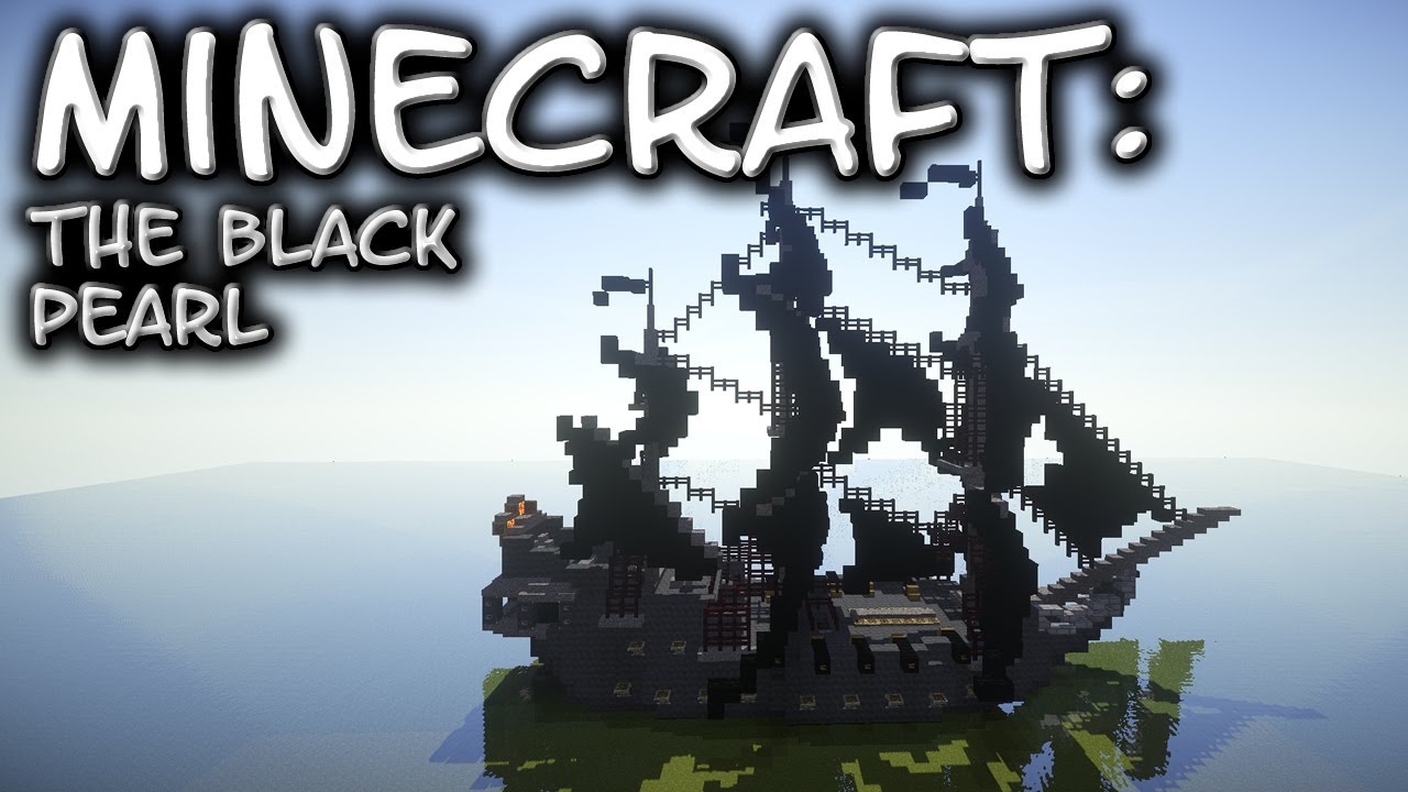 🏴‍☠️ Minecraft Tutorial: How to Make an EPIC Pirate Ship (Black Pearl)