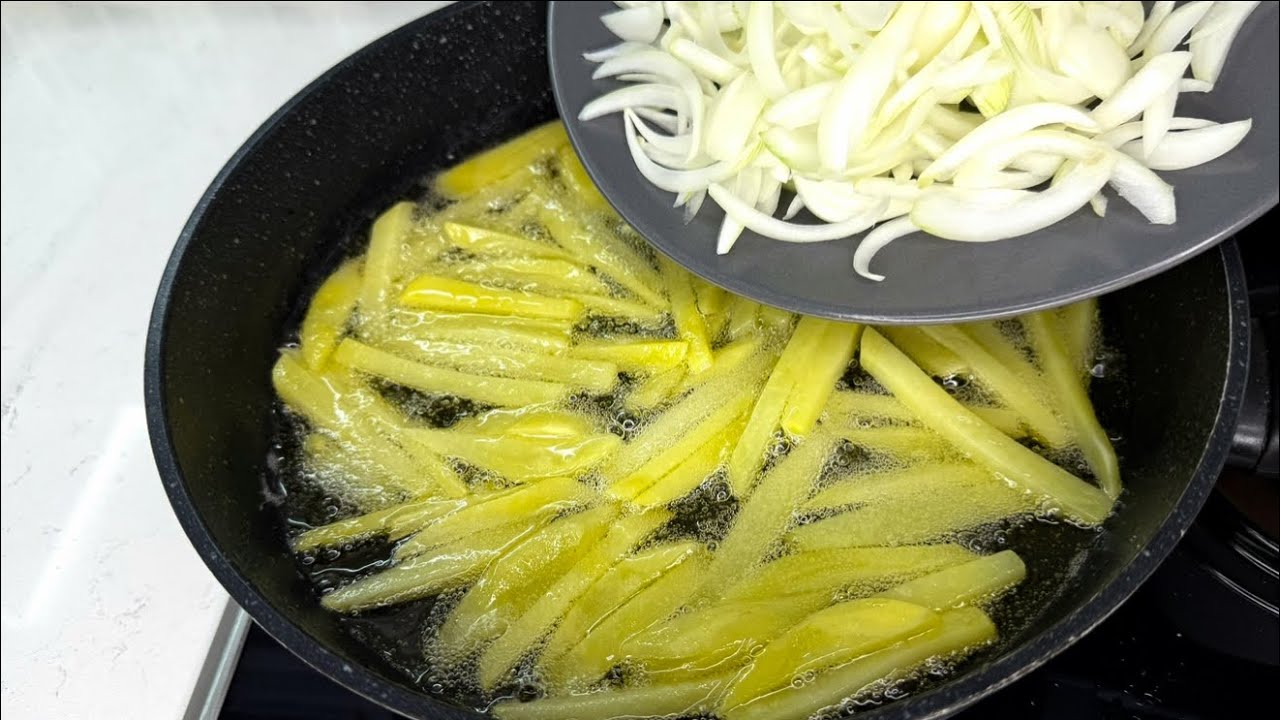 Patatesi Birde Soğanla Deneyin💯bayılacaksınız yemek tarifleri yemek nasıl yapılır