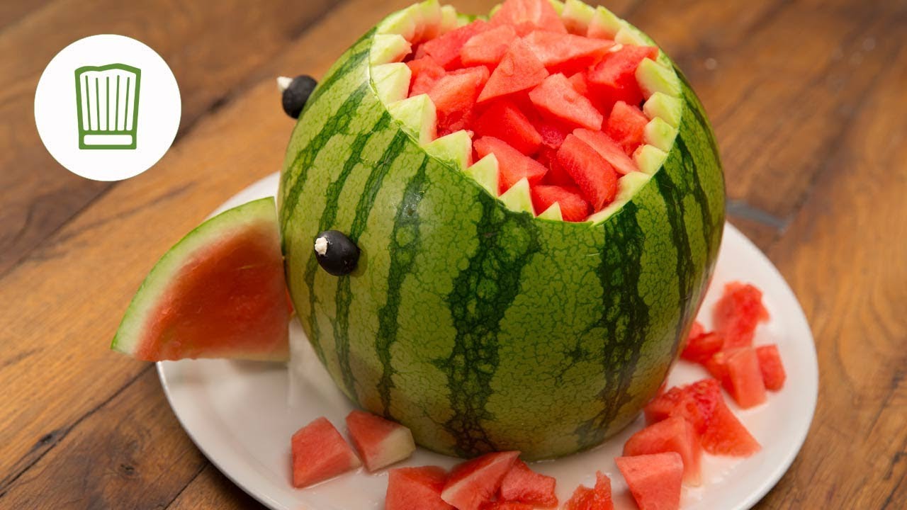 Melonen-Hai für die Party | Chefkoch.de - YouTube
