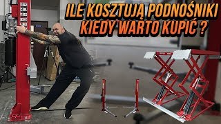 Podnośniki warsztatowe , garażowe - ile kosztują jak wygląda montaż i obsługa. Kiedy warto ?