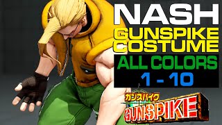 スチューム「ガンスパイク」：ナッシュ 全ての色 NASH GUNSPIKE COSTUME ALL COLORS