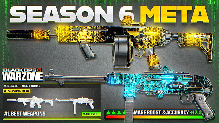 the #1 BEST META LOADOUT in BO6 WARZONE for SEASON 6! (Best MP40 and Kilo 141 Meta Loadout Builds)