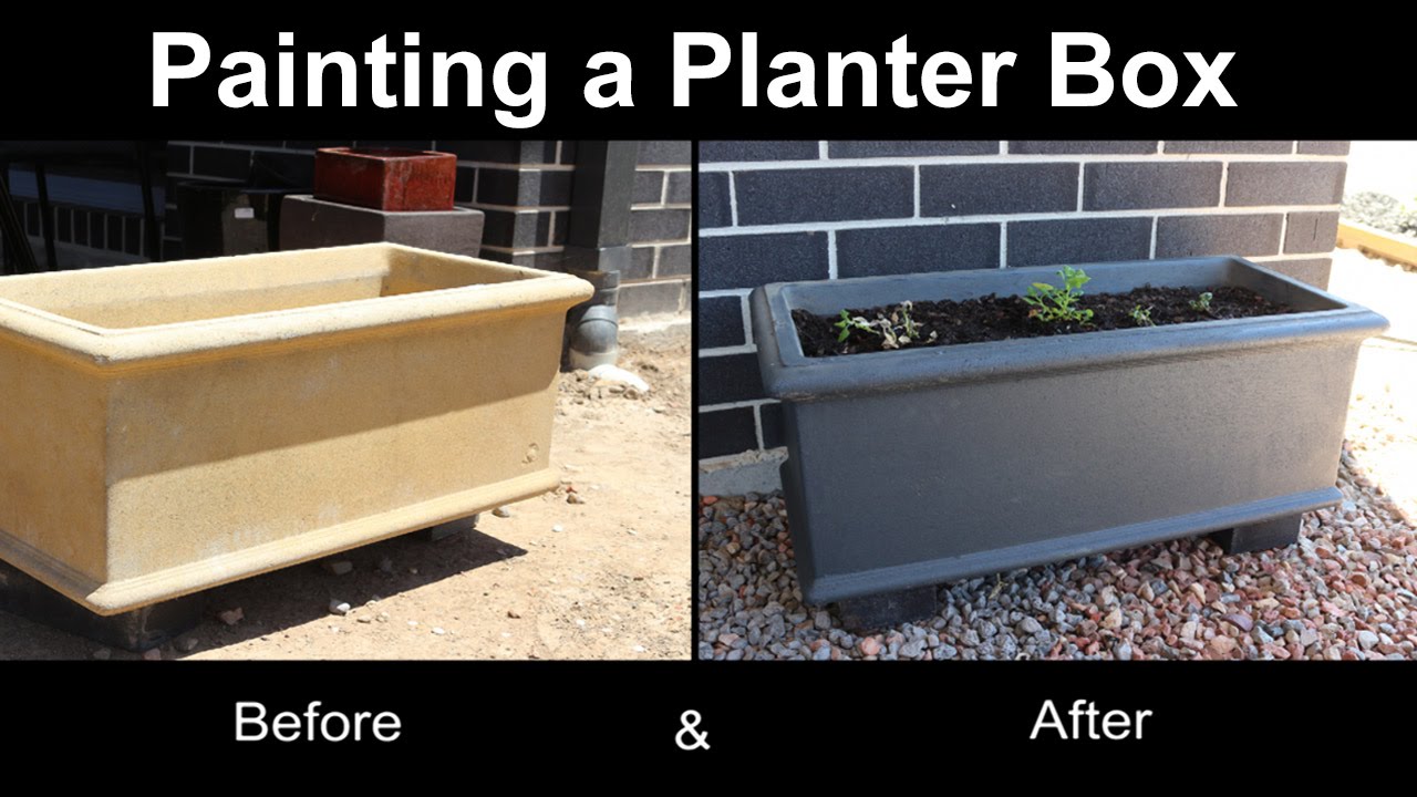 Painting A Planter Box YouTube Painting A Planter Box YouTube