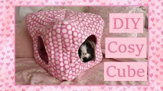 DIY Guinea Pig Cosy Cube Tutorial