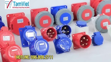 Ổ cắm công nghiệp 1 pha, 3pha dòng 16A, 32A, 63A,125A
