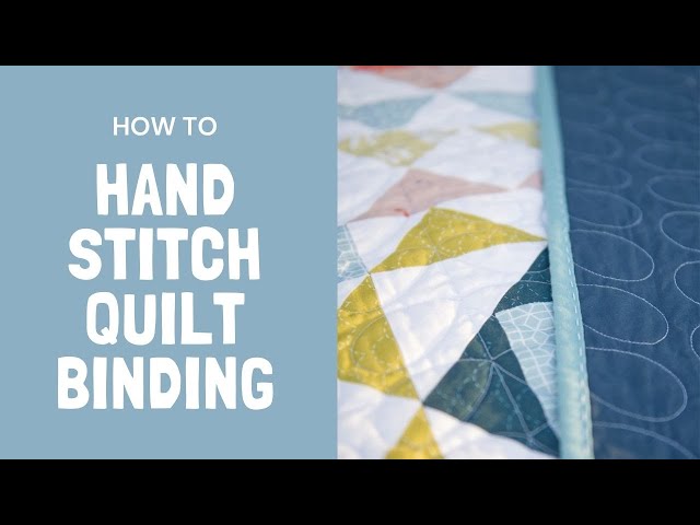 How to Bind a Quilt - no hand sewing required!