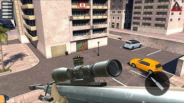 Sniper Shot 3D : Tiro de Arma - Gameplay Walkthrough Part 1 - Tutorial (iOS, Android)