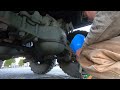 Axle oil change on the M35A2