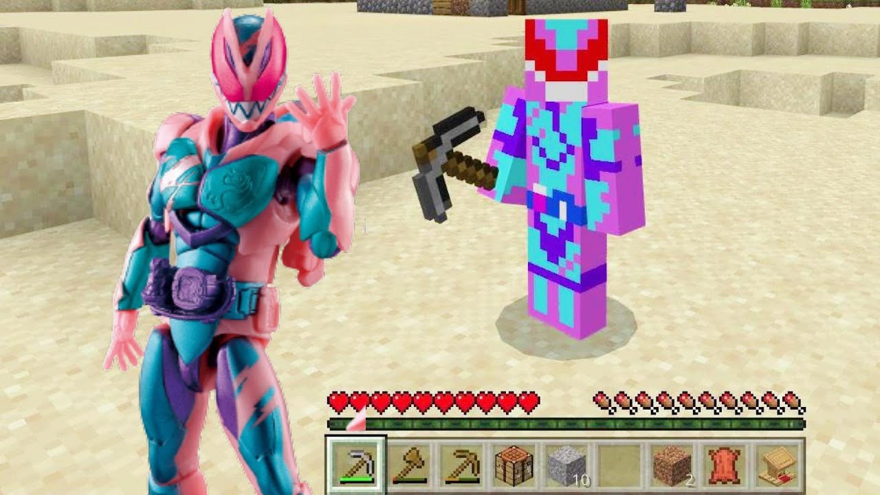 仮面ライダーリバイス マインクラフト マイクラで使える仮面ライダーリバイを作ってみた Minecraft Youtube