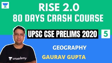 L5: Indian Physiography | 80 Days Crash Course for Prelims 2020 | Gaurav Gupta