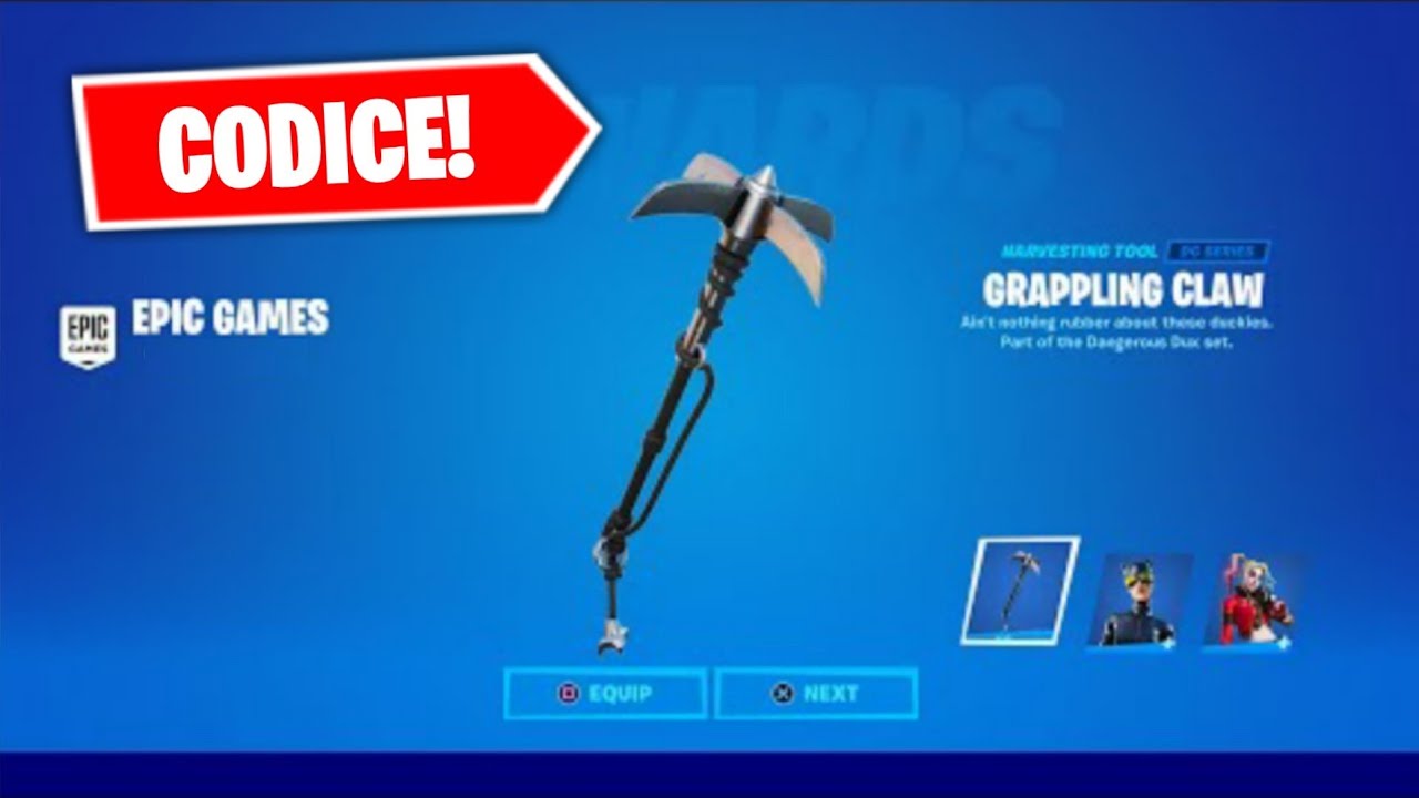 Codice Segreto Per Riscattare Il Piccone Di Batman Su Fortnite Fumetti Dc Fortnite Ita Youtube