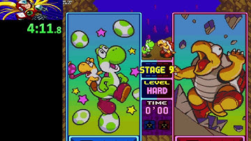 Tetris Attack Vs. Hard Speedrun in 6:14.6