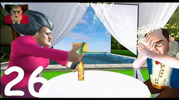 Scary Teacher 3D Poppin Bottle Gameplay Walkthrough Part 26 Update New lvl V5.4.0.