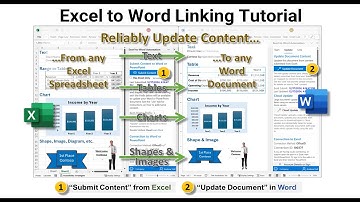 Excel to Word Linking Tutorial