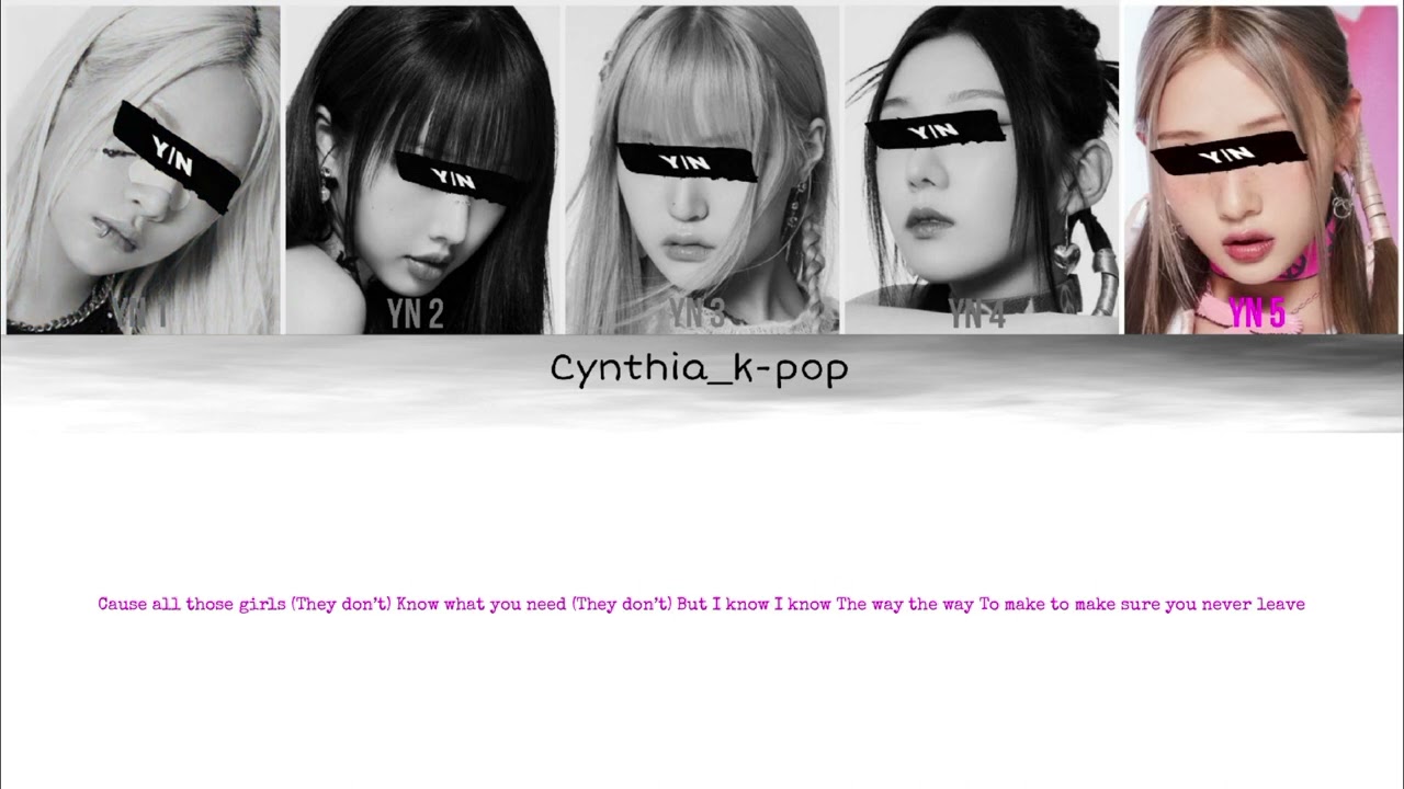 LIKE THAT by Babymonster (Your Girl Group) 5 members version (Colour Coded Lyrics) | Cynthia_k-pop |