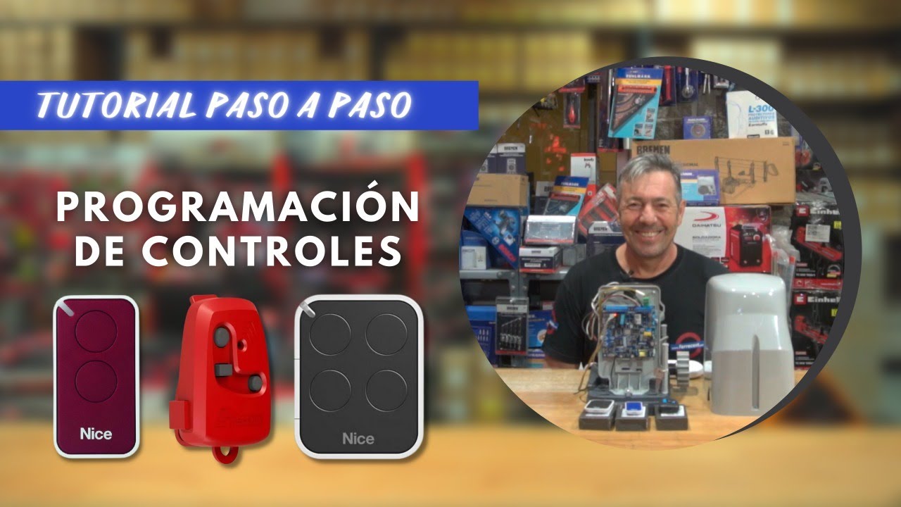 Programación control remoto Nice - Fácil - YouTube