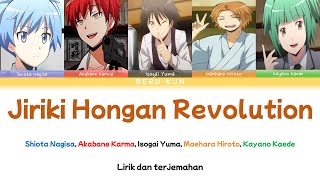 自力本願レボリューション(Jiriki Hongan Revolution) - Ansatsu Kyoushitsu S1 Op2 Color coded Kan | Rom | Id