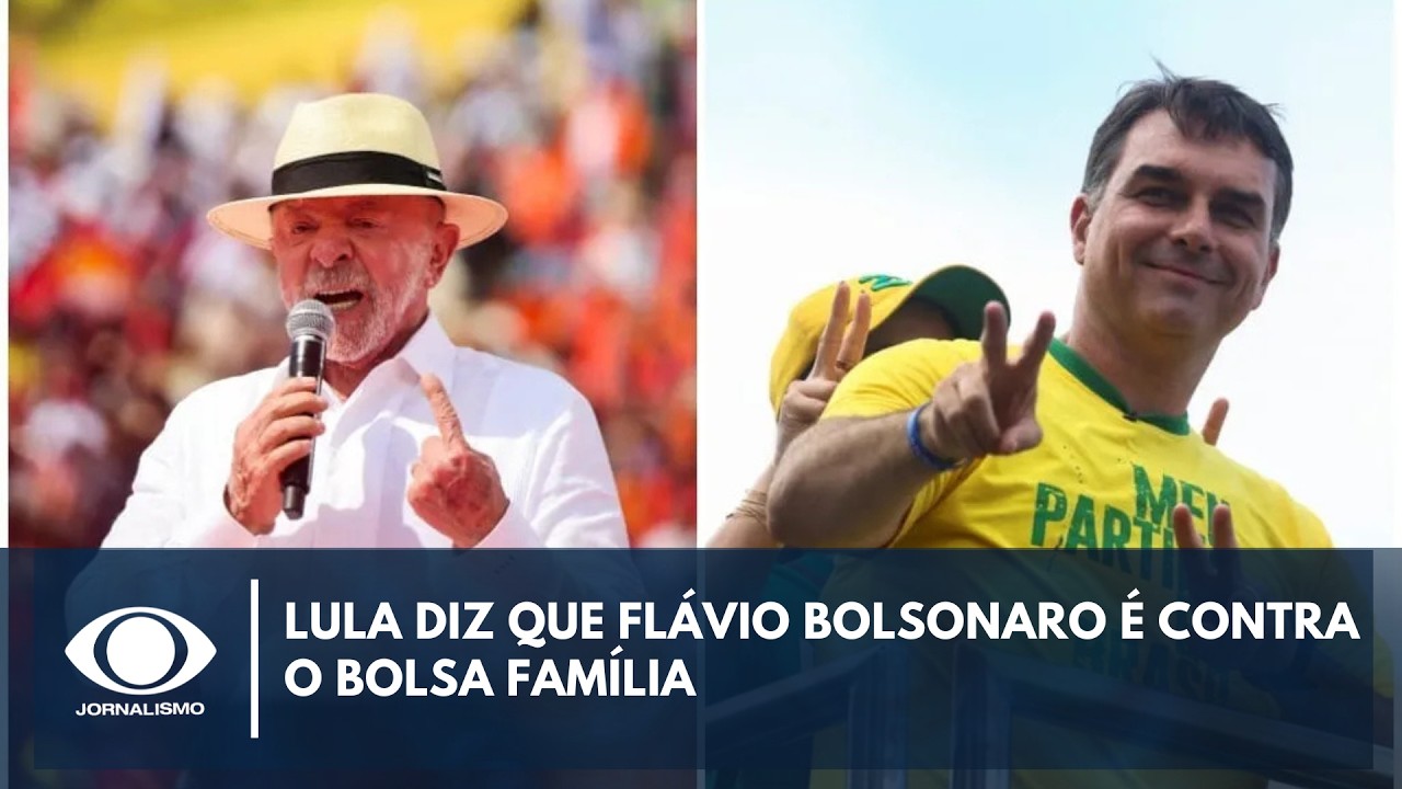 Lula diz que Flávio Bolsonaro é contra o Bolsa Família | Canal Livre