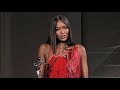 Naomi Campbell - Thanking Her Supermodel Group while receiving the Fashion Icon Award 2018