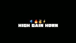 HIGH GAIN HORN ⚡🔊