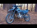 Trail Track in the Woods on KLX300 + Wheelies!