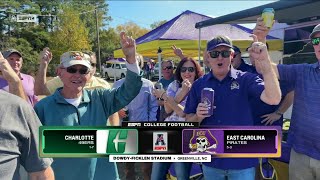 NCAA Football 2025: Charlotte at East Carolina