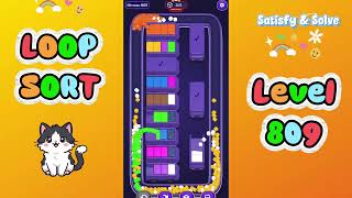 Information Loop Sort – Level 809 | SUPER HARD! 🔥 No Boosters Update