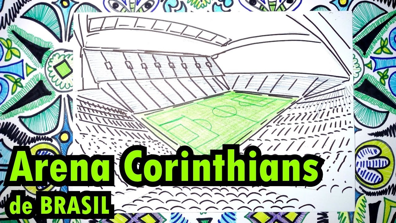 Jogo de futebol com desenho realista em um estádio · Creative Fabrica