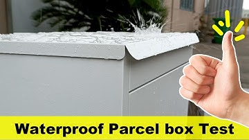 Weldon Parcel Box Waterproof Test