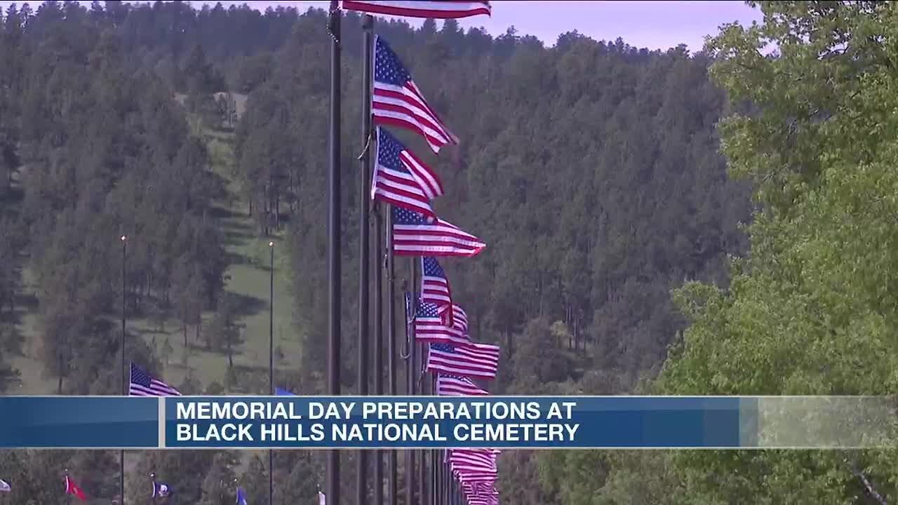 Black Hills National Cemetery is honoring our veterans this Memorial Day