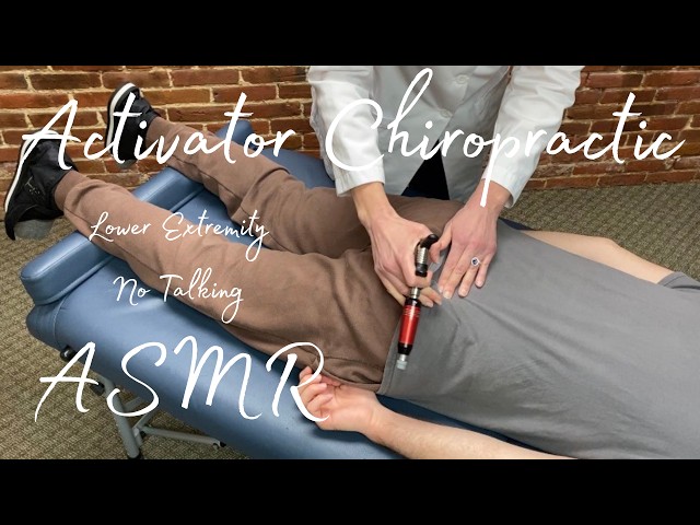 Activator Chiropractic ASMR - Lower Extremity No Talking