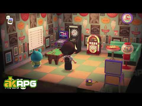 ACNH Club Lounge (Play Room) Design | Best Animal Crossing New Horizons Ideas