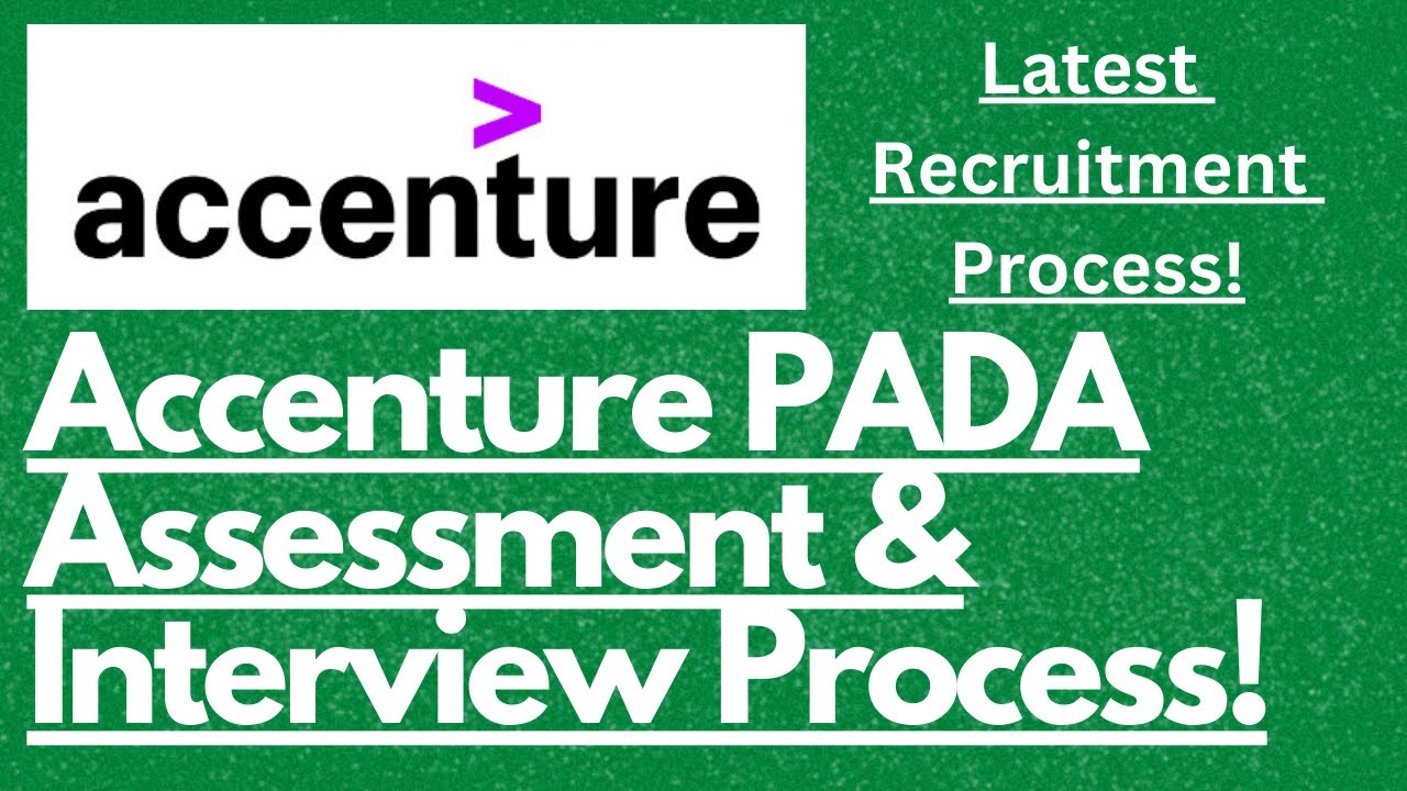 Accenture Latest 2024 PADA Assessment & Interview Process | How To ...