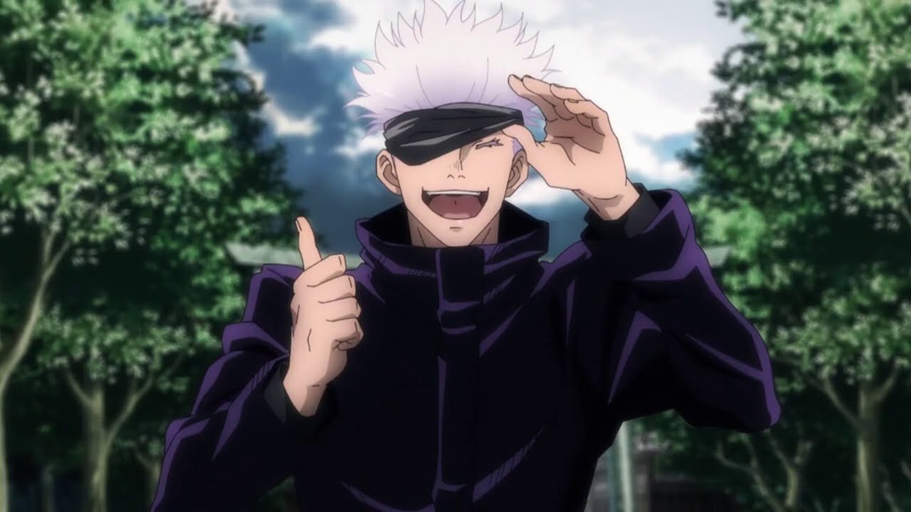 呪術廻戦アニメ20話五条悟可愛いのさわり イェーイ 一件落着 90秒 Youtube