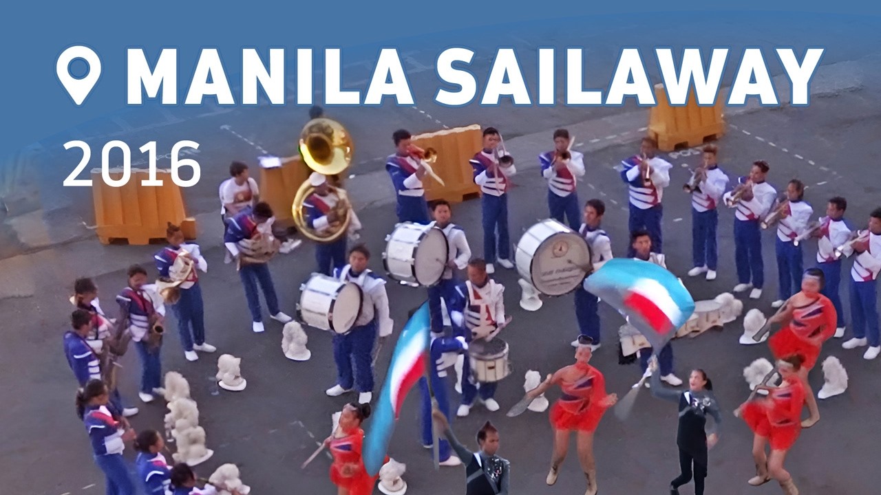 Flashback: Manila Sailaway in 2016 - Marching Bands & Parade Performers at Cruise Departure
