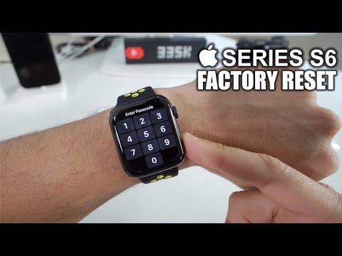 How To Hard Reset your Apple Watch Series 6 - Factory Reset