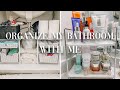 ORGANIZE MY BATHROOM WITH ME: Storage and Organization Tips and Ideas